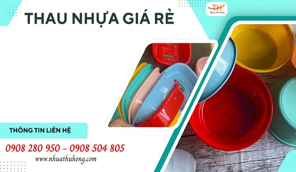 Nguồn thau nhựa giá sỉ rẻ đủ kiểu chất lượng tốt 1 Thau nhựa chất lượng