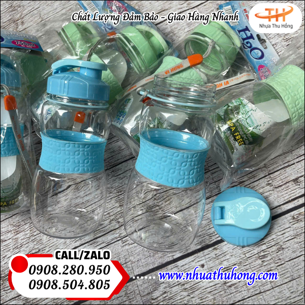 Bán sỉ bình nhựa đựng nước – Mẫu đẹp, giá rẻ cạnh tranh tại HCM 4 binh nhua dung nuoc