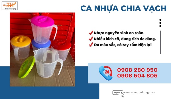 Mua ca nhựa đo đường sỉ – Hàng chuẩn giá rẻ tận xưởng 1 ca nhua chia vach