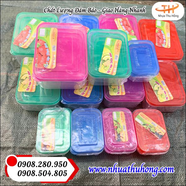 Sỉ hộp nhựa đựng thực phẩm giá rẻ an toàn tại HCM 5 hop nhua dung thuc pham gia si