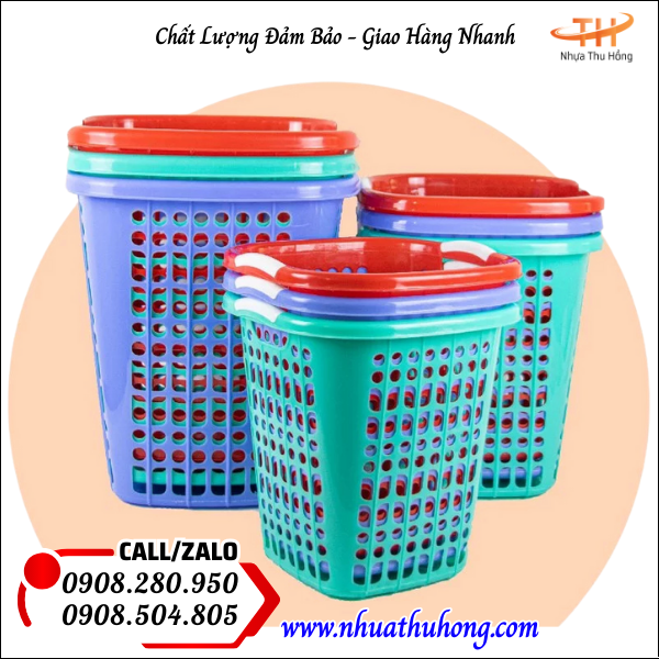 Sọt nhựa đựng đồ mua ở đâu HCM có giá rẻ nhất 2 sot nhua cao dung do