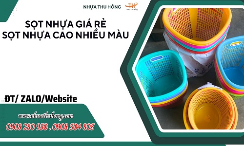 Sọt nhựa đựng đồ mua ở đâu HCM có giá rẻ nhất 1 sot nhua dung do
