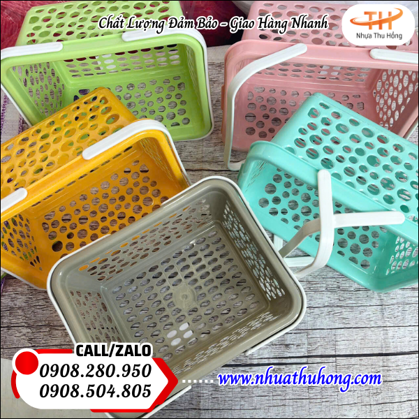 Bán sỉ giỏ nhựa đa năng đa dạng mẫu mã giá rẻ bất ngờ 5 Giỏ nhựa giá rẻ