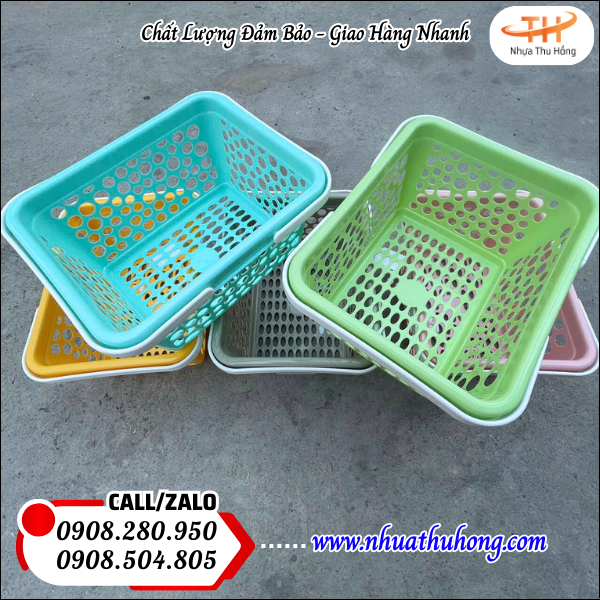 Bán sỉ giỏ nhựa đa năng đa dạng mẫu mã giá rẻ bất ngờ 4 gio nhua da nang gia si