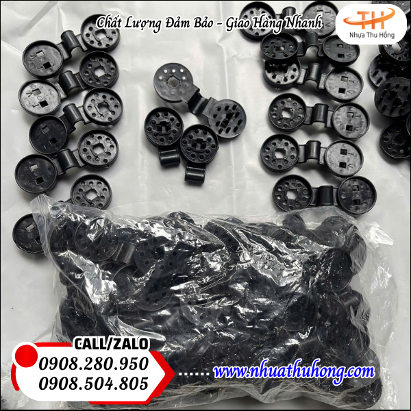 Kẹp lưới che nắng giá rẻ tận xưởng, bền chắc, dễ sử dụng 5 kep luoi nhua ga re