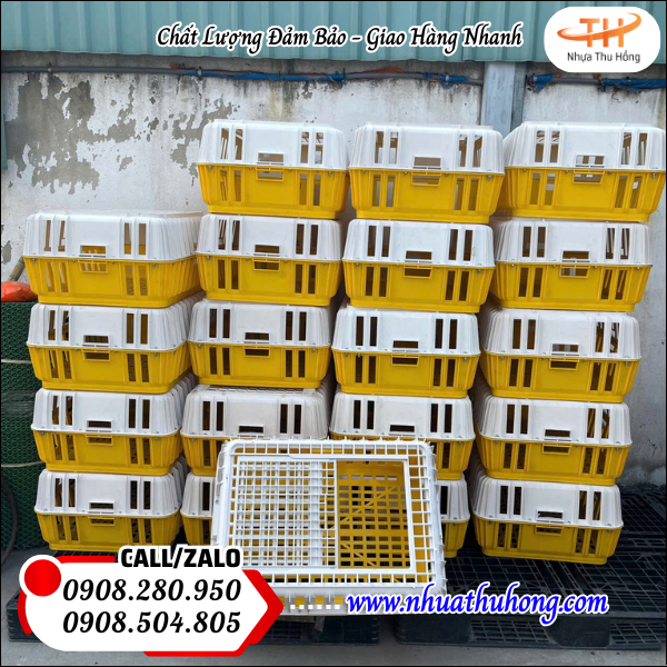 Bán lồng nhựa bắt (đựng) gà, vịt giá sỉ rẻ chất lượng cao 5 Bán lồng nhựa vận chuyển gà vịt TP.HCM