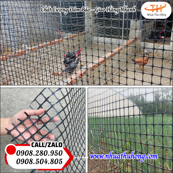 Chuyên cung cấp bỏ sỉ lưới rào nhựa dẻo giá rẻ tận xưởng 3 Lưới nhựa dẻo làm hàng rào