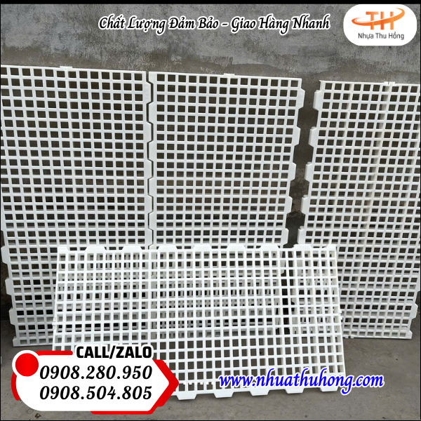Bán sỉ rẻ sàn nhựa nuôi heo, gà, dê, vịt chất lượng cao giá gốc từ xưởng 2 san nhua nuoi heo