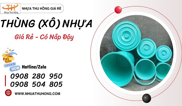 Cung cấp thùng nhựa có nắp đủ size giá rẻ cạnh tranh giao tận nơi 1 thung nhua da nang