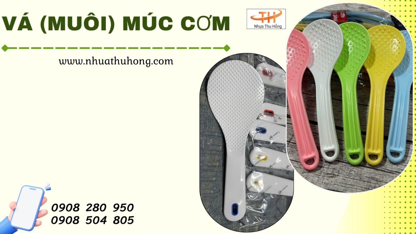Vá múc cơm giá sỉ rẻ chịu nhiệt cao an toàn không biến dạng 1 Vá nhựa chịu nhiệt