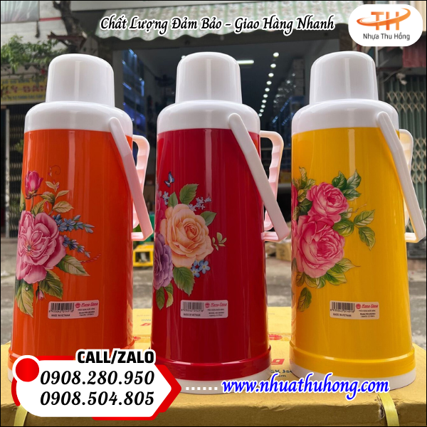 Chuyên sỉ bình thủy nhựa giá rẻ đa dạng mẫu mã, giá cực tốt 4 binh giu nhiet nuoc nong