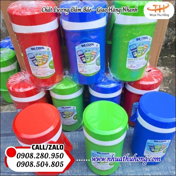 Địa chỉ mua bình nhựa giữ nhiệt giá rẻ chất lượng hàng sẵn tại TPHCM 5 binh nhua giu nhiet nhieu loai