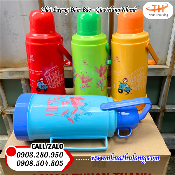 Chuyên sỉ bình thủy nhựa giá rẻ đa dạng mẫu mã, giá cực tốt 5 binh thuy giu nhiet chat luong