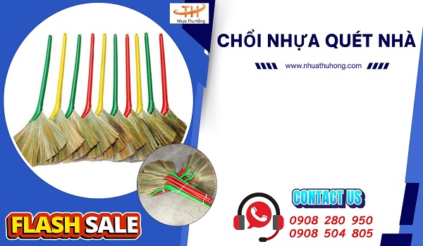 Bán sỉ chổi nhựa quét nhà giá rẻ – Hàng đẹp, bền, giao nhanh toàn quốc 1 Dụng cụ quét nhà hiệu quả