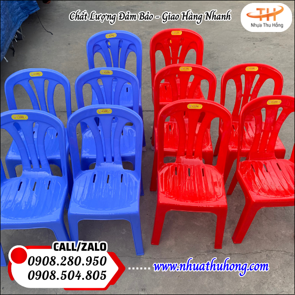Bán ghế nhựa thấp có tựa lưng sỉ giá rẻ chất lượng tốt nhất 5 ghe nhua lun dua lung gia si
