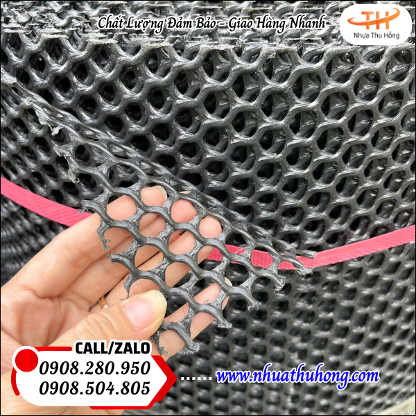 lưới nhựa mắt cáo đen