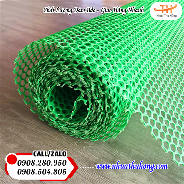 Lưới nhựa mắt cáo xanh bền đẹp giá rẻ tận xưởng, đủ khổ lưới 1 luoi nhua mat cao xanh 4