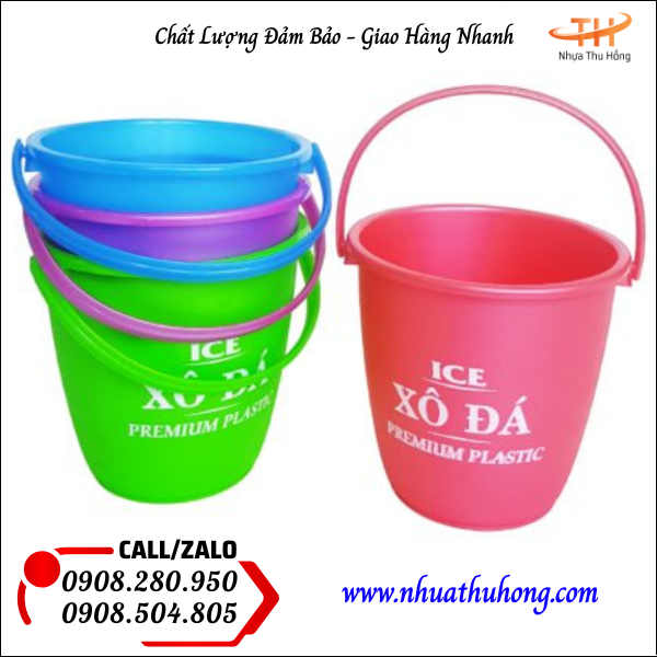 Xô nhựa đựng đá giá sỉ rẻ bền bỉ chịu lực tốt tại TPHCM 4 Xô nhựa đựng đá dùng tiệc gia đình