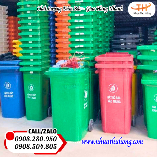 Sỉ lẻ thùng rác nhựa giá rẻ 240 lít bền chắc giá gốc tận xưởng 6 Thùng Rác Nhựa 240L Giá Sỉ – Hàng Bền Đẹp – Giao Toàn Quốc
