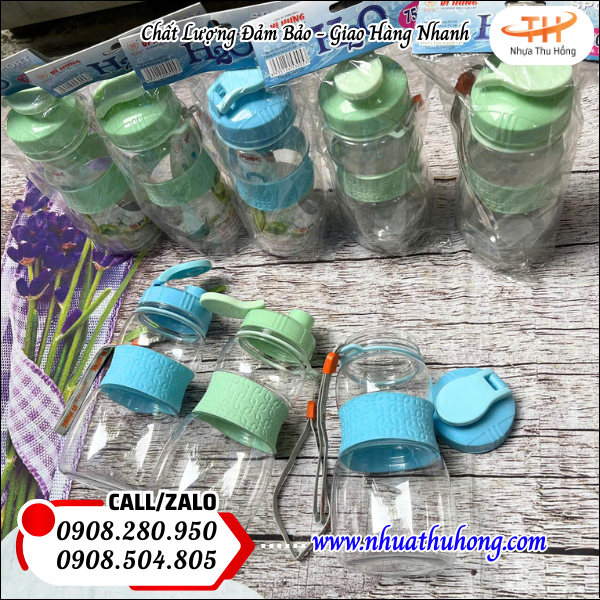Bình đựng nước nhựa dẻo đẹp tiện lợi giá sỉ rẻ cực tốt 2 Bình đựng nước nhựa đẹp an toàn