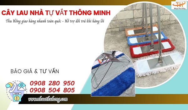 Cây lau nhà tự vắt thông minh giá sỉ rẻ hàng tận xưởng siêu tiện lợi 1 cây lau nhà tự vắt tiện lợi