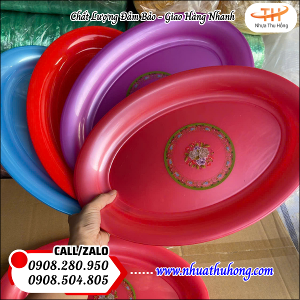 dĩa nhựa màu