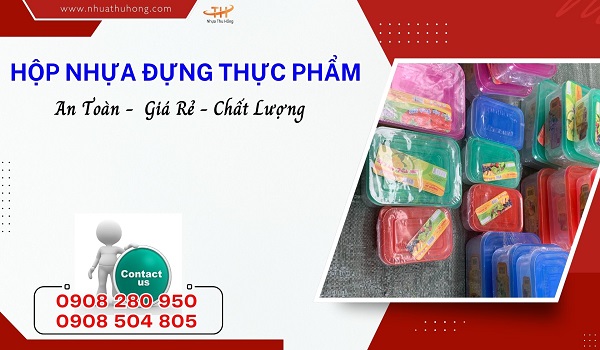Địa chỉ bán sỉ hộp nhựa đựng thực phẩm giá rẻ uy tín giao hàng toàn quốc 1 Hộp nhựa đựng đồ ăn giá rẻ