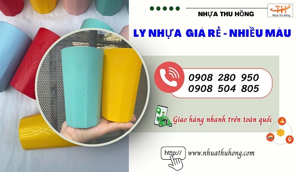 ly nhựa giá sỉ