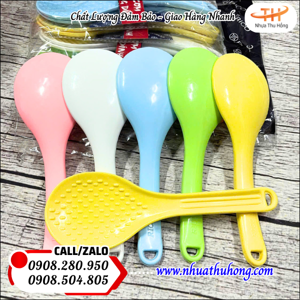 Vá nhựa múc cơm giá rẻ đẹp bền giao hàng toàn quốc 4 Vá nhựa múc cơm không dính cơm dễ vệ sinh