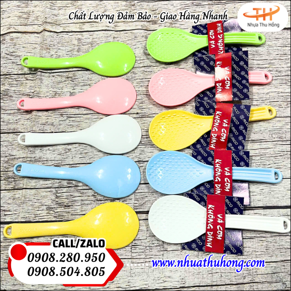 Vá nhựa múc cơm giá rẻ đẹp bền giao hàng toàn quốc 3 Vá múc cơm nhựa chống dính