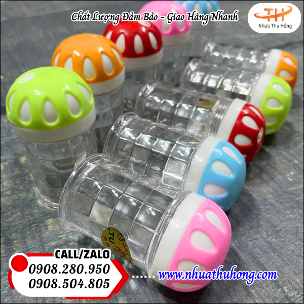Chuyên sỉ hũ nhựa đựng tăm đẹp giá tốt nhất tại TP.HCM 5 hủ tăm