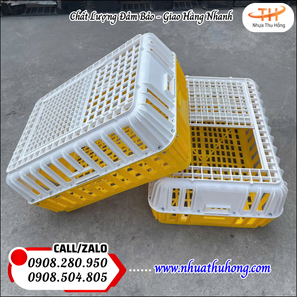 Lồng nhựa nuôi & bắt gà, vịt giá sỉ hàng bền đẹp cho nhà nông 3 Lồng nhựa chăn nuôi gia cầm