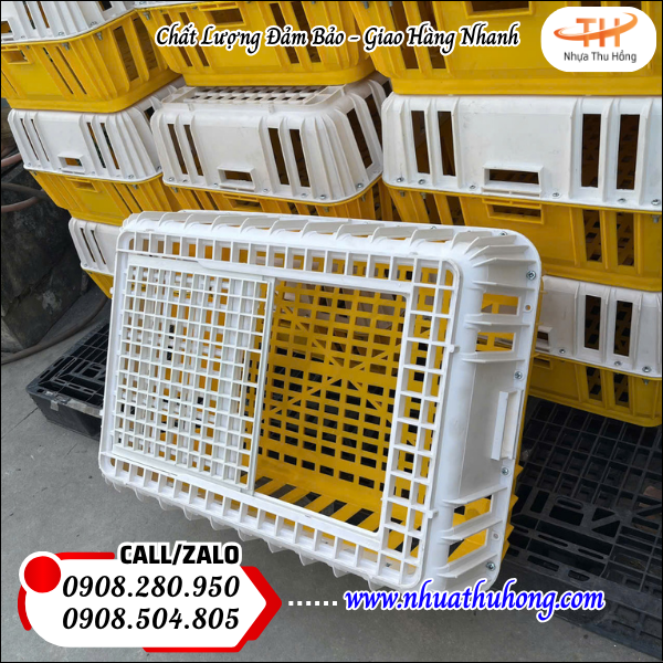 Lồng nhựa nuôi & bắt gà, vịt giá sỉ hàng bền đẹp cho nhà nông 4 Lồng nhựa tiện lợi cho nuôi gà