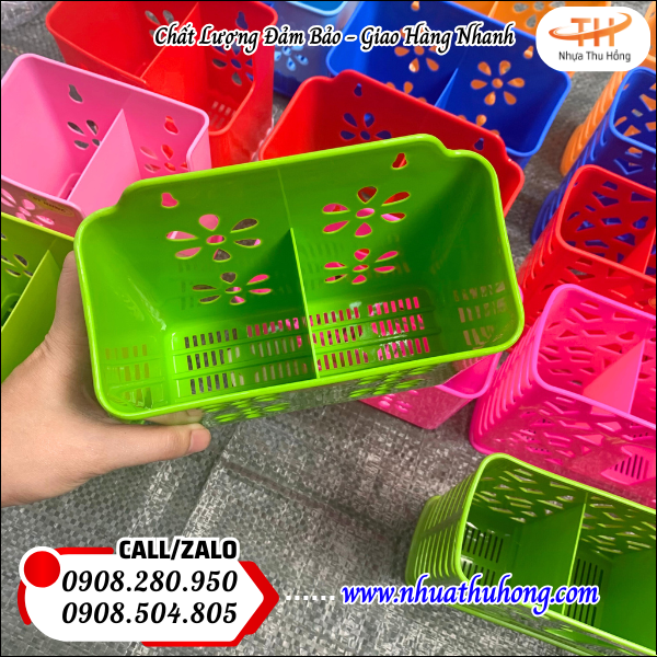 Ống đũa nhựa chữ nhật bỏ sỉ hàng bền đẹp giá rẻ tại TP.HCM 3 ống đũa nhựa bán sỉ