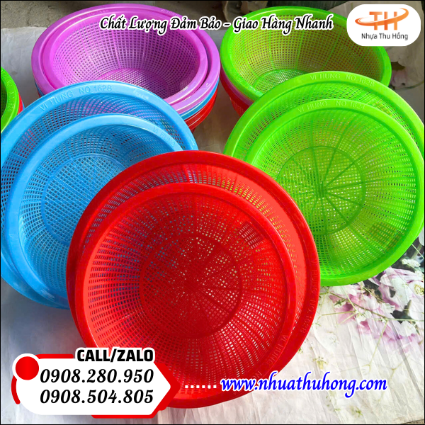 Rổ nhựa có chân siêu tiện lợi mua số lượng lớn giá càng rẻ 3 rổ nhựa có chân dùng trong gia đình