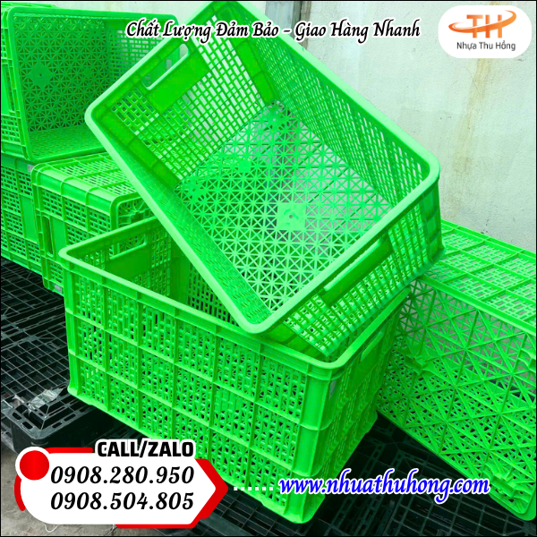 Sọt nhựa rỗng công nghiệp chất lượng giá sỉ ưu đãi bền đẹp 5 sọt nhựa rỗng chất lượng cao – phù hợp mọi kho bãi, xưởng sản xuất