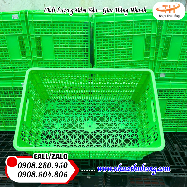 Sọt nhựa rỗng công nghiệp chất lượng giá sỉ ưu đãi bền đẹp 2 sóng nhựa hở giá rẻ