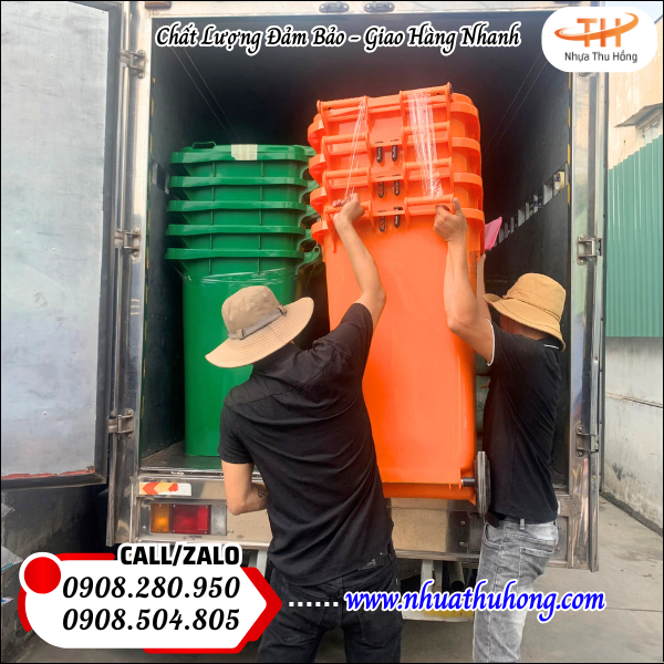 Nhựa Thu Hồng – Nơi cung cấp sỉ thùng rác nhựa giá rẻ giao hàng tận nơi 4 Bán Sỉ Thùng Rác Nhựa Công Nghiệp – Hàng Dày, Bền, Giá Tốt