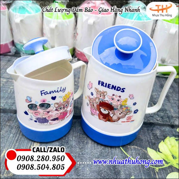 Ca nhựa giữ nhiệt tiện lợi mang đi học, đi làm
