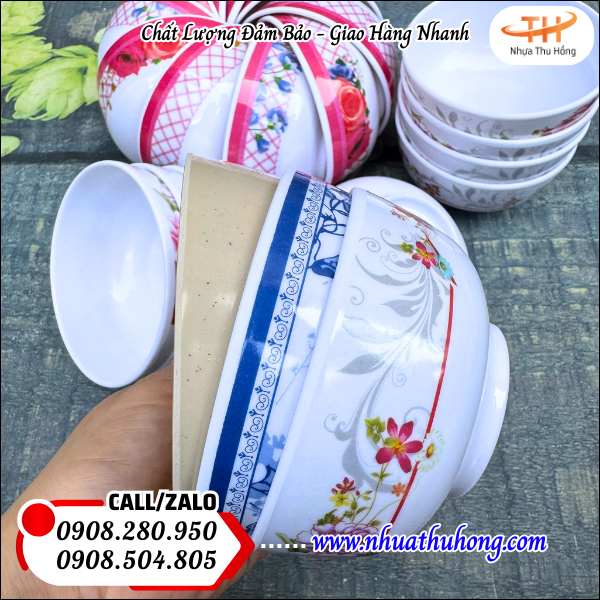 chén nhựa đựng cơm, canh