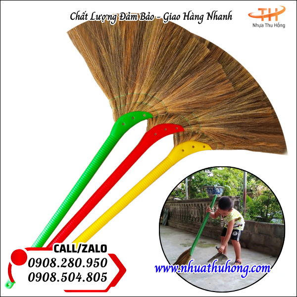 chổi nhựa nhẹ tay, bền
