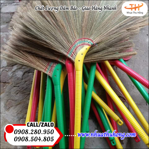 chổi bó dày quét bụi mịn