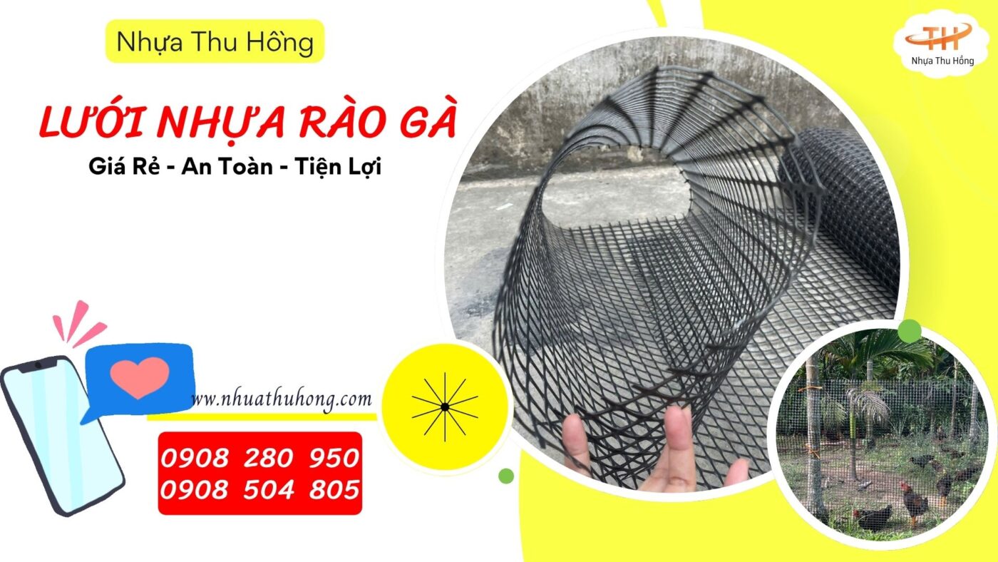 lưới nhựa quây gà giá sỉ