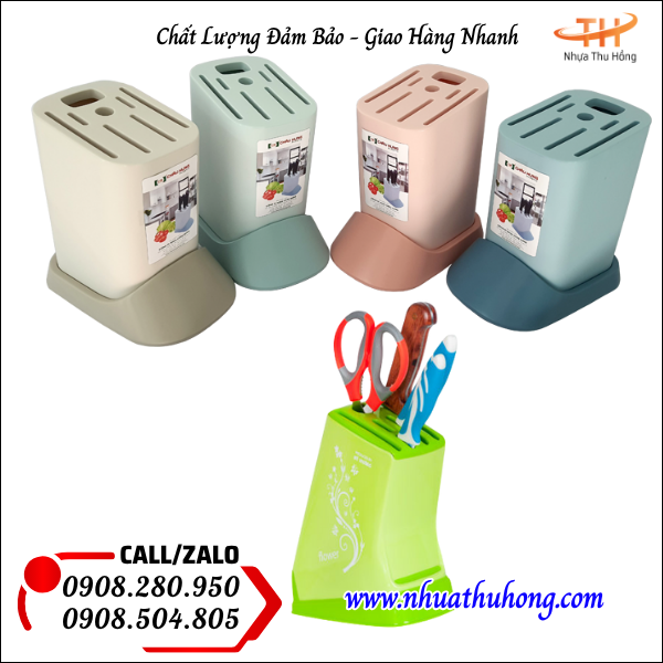 Mua ống dao giá rẻ tại Tp.HCM chất lượng, bền, tiện lợi 4 Ống Đựng Dao Kéo Bằng Nhựa