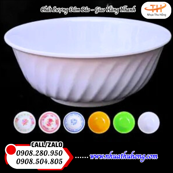 Bán sỉ tô nhựa tròn giá rẻ hàng đẹp, an toàn khi sử dụng 4 tô nhựa cứng đa năng