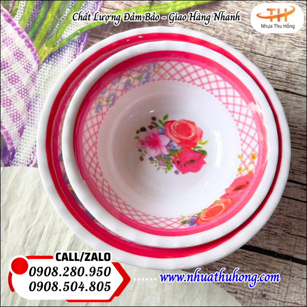 Bán sỉ tô nhựa tròn giá rẻ hàng đẹp, an toàn khi sử dụng 3 tô nhựa cứng đẹp bền
