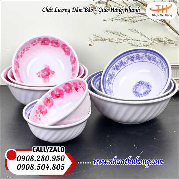 Bán sỉ tô nhựa tròn giá rẻ hàng đẹp, an toàn khi sử dụng 2 tô nhựa cứng giá rẻ