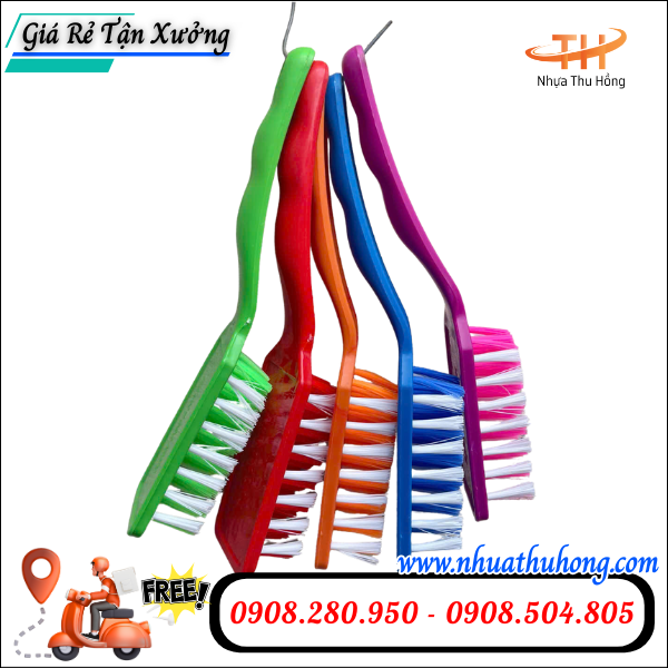 Bàn chải chà sàn giá sỉ rẻ tận xưởng – tiện dụng, dễ dùng 2 bàn chải vệ sinh sàn
