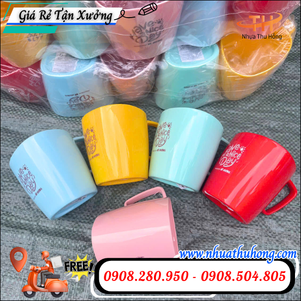 Ca nhựa uống nước giá rẻ dày dặn, bền, dùng lâu, nhiều mẫu 4 ca nhựa cho trẻ em