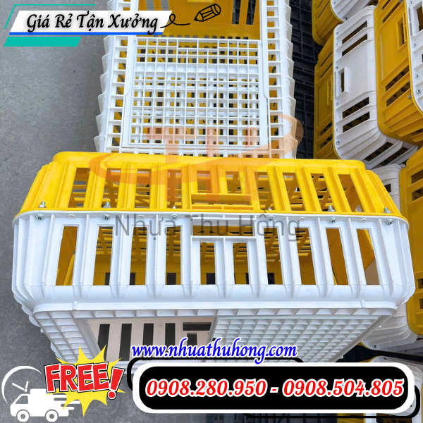 lồng nhựa bắt gà vịt – an toàn cho vật nuôi,